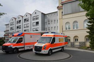 Eintreffen der Patientinnen und Patienten aus der Ukraine am Standort Marienhospital in Arnsberg