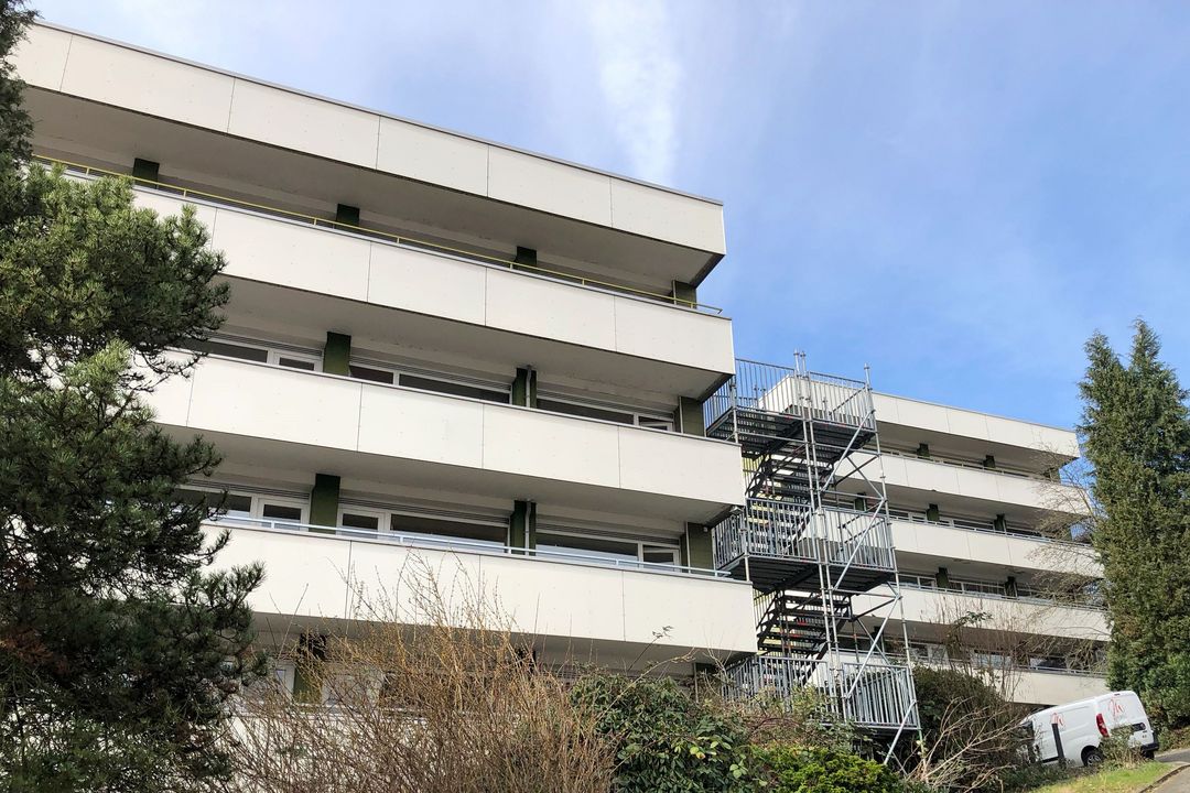 Das leerstehende Wohnheim auf dem Gelände des Klinikums Hochsauerland