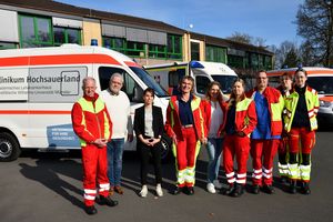 Das Team des Klinikums Hochsauerland nahm die Patienten aus der Ukraine in Empfang. 