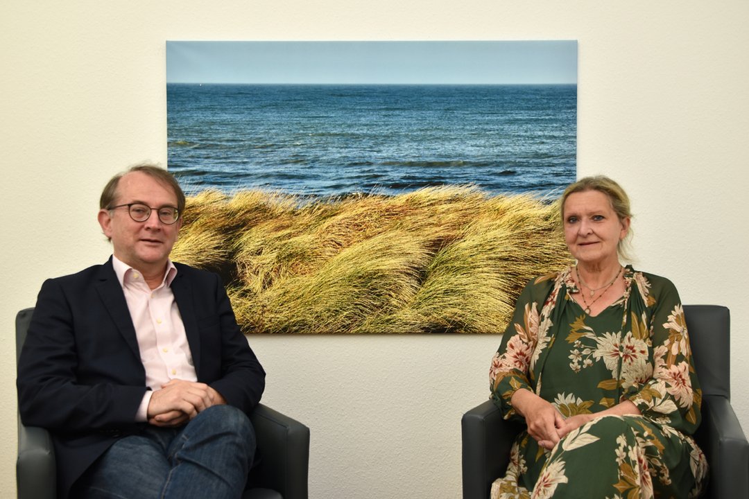 Susanne Birke, Psychologische Leitung, und Dr. Torsten Grüttert, Ärztliche Leitung der Alexianer Stress-Ambulanz