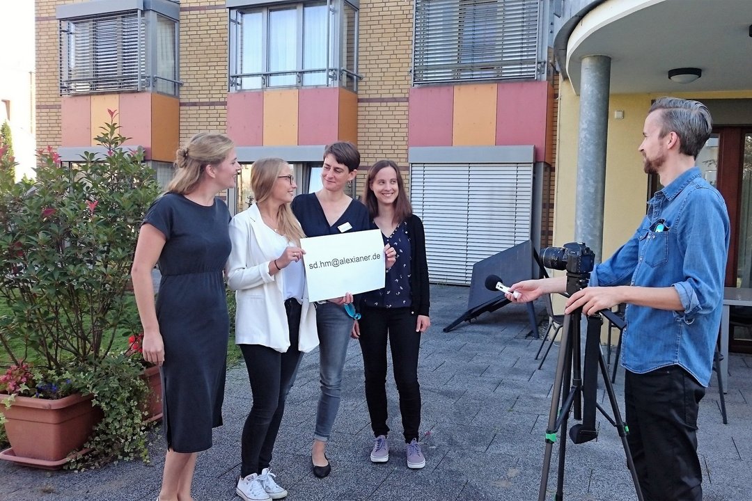 Die Mitwirkenden des Videoprojekts