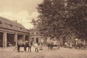 Historische Ansicht des Alltags auf dem Alexianer-Gelände in Köln