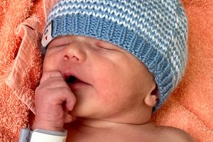Neujahrsbaby Lukas Carl Daehnrich