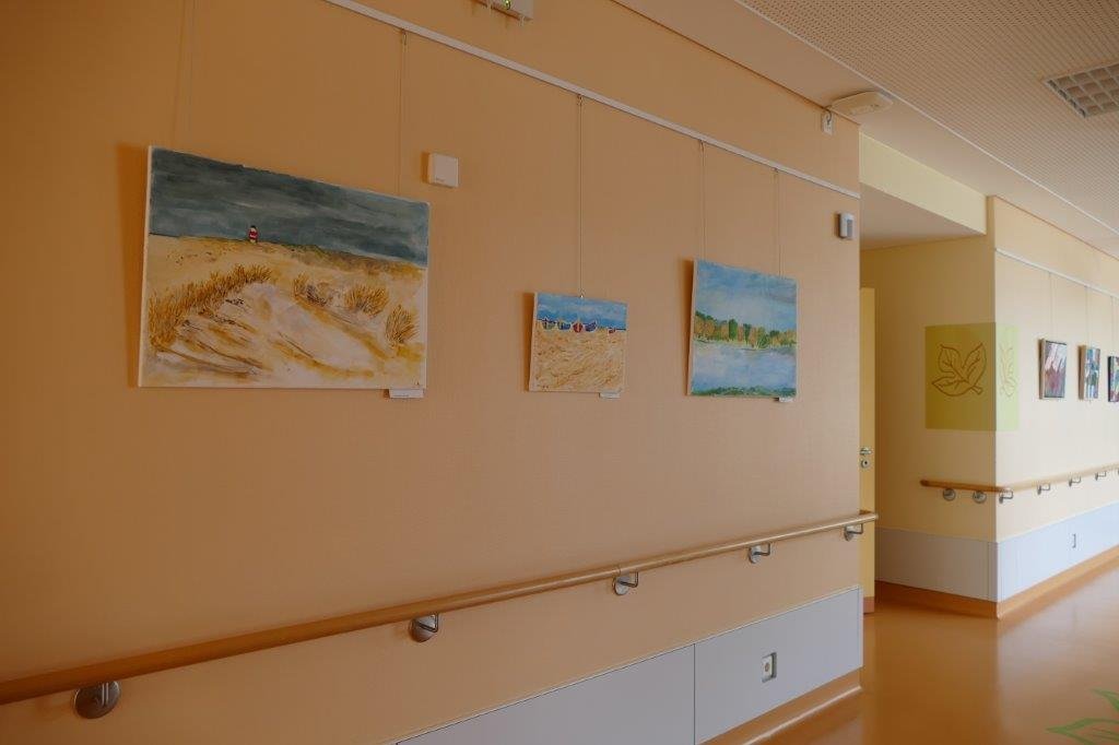 Ausstellung auf der Parkinsonstation