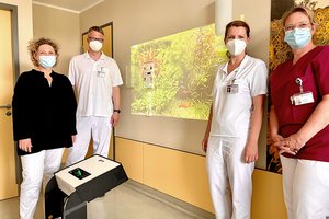 Qwiek.Up-Spende für den Palliativbereich im Potsdam St. Josefs-Krankenhaus