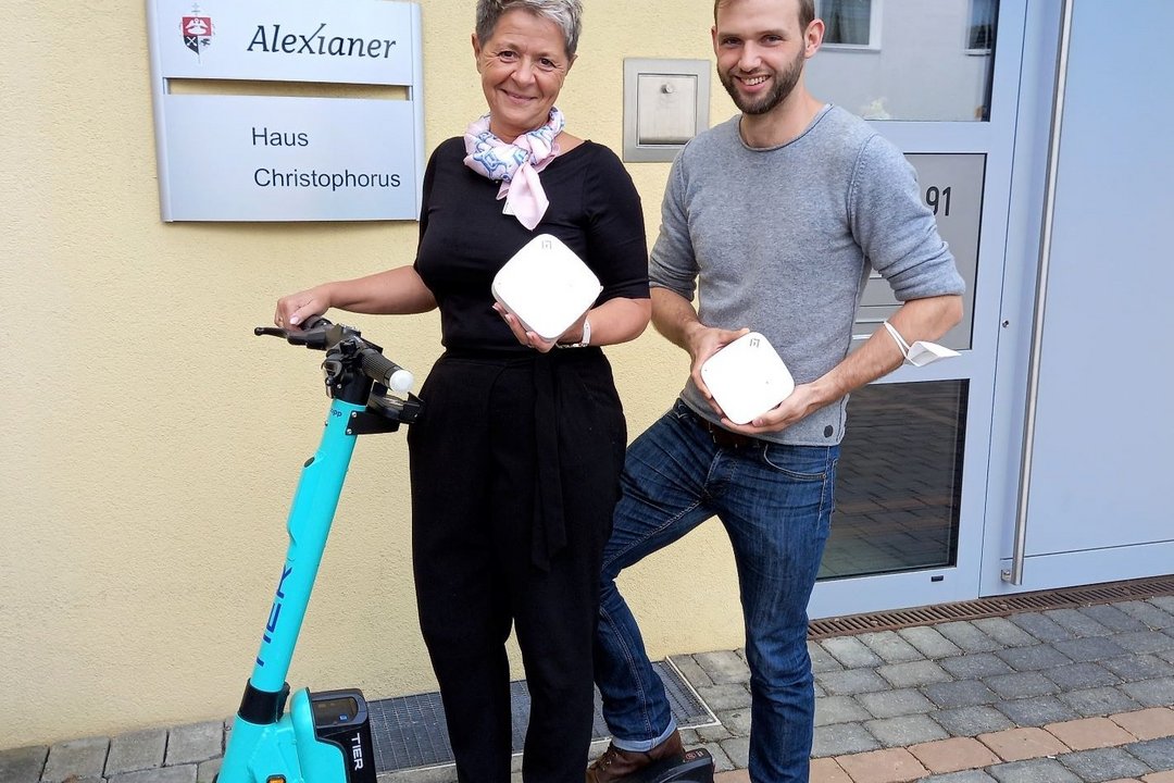 Vor dem Haus Christophorus