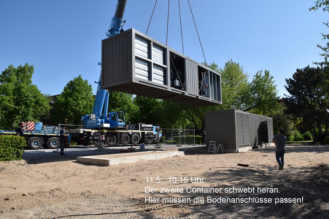 Zweites Modul des Notstromaggregates