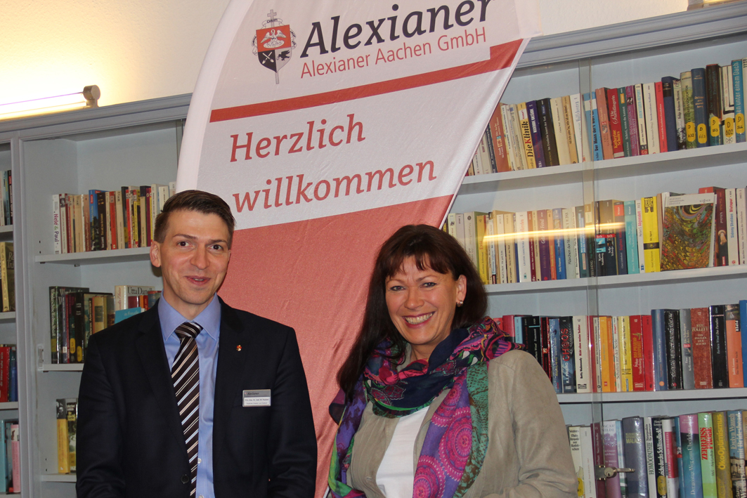 PD Dr. Michael Paulzen und Regionalgeschäftsführerin Birgit Boy