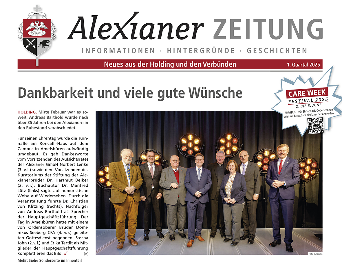Alexianer Zeitung 2025-1 Titelbild